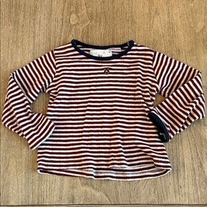 Zara Kids Striped Long Sleeve Tee Size 3 Years